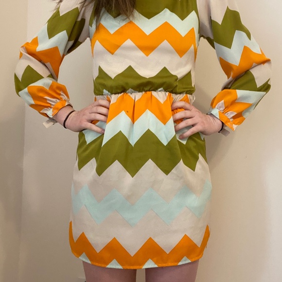 Chevron Dress - Picture 2 of 3
